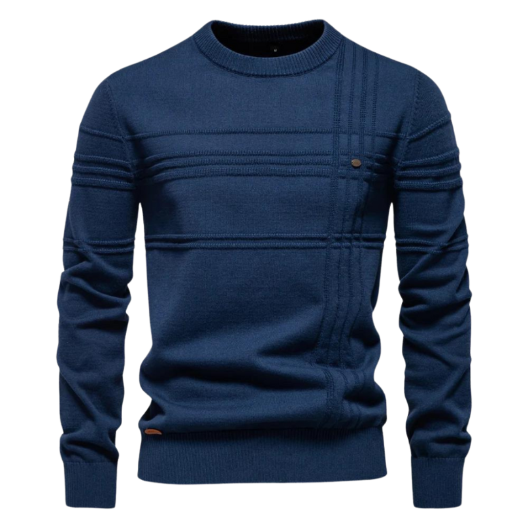 MIRAVO | Pulover elegant pentru bărbați cu model în carouri