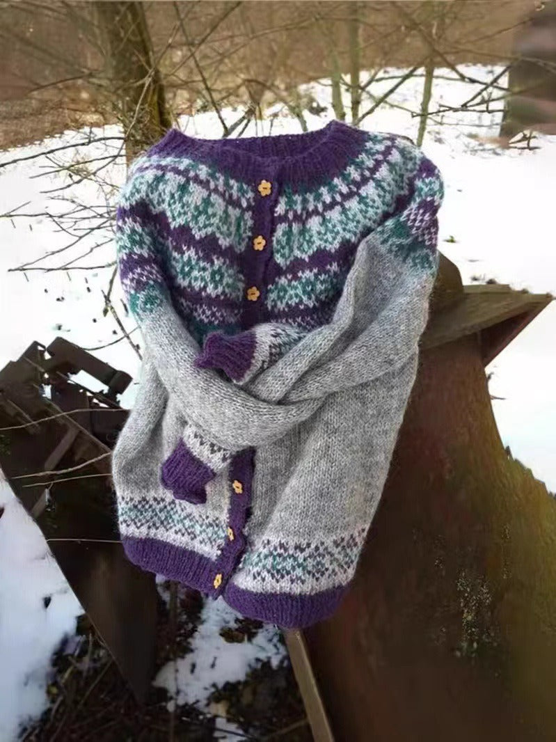Naomie | Pulover Vintage din Islanda