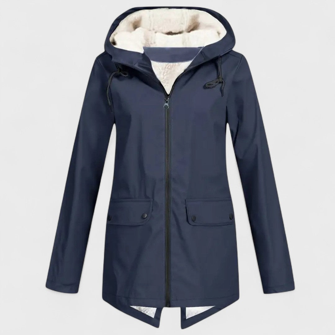 Astrid - Parka impermeabilă căptușită cu fleece