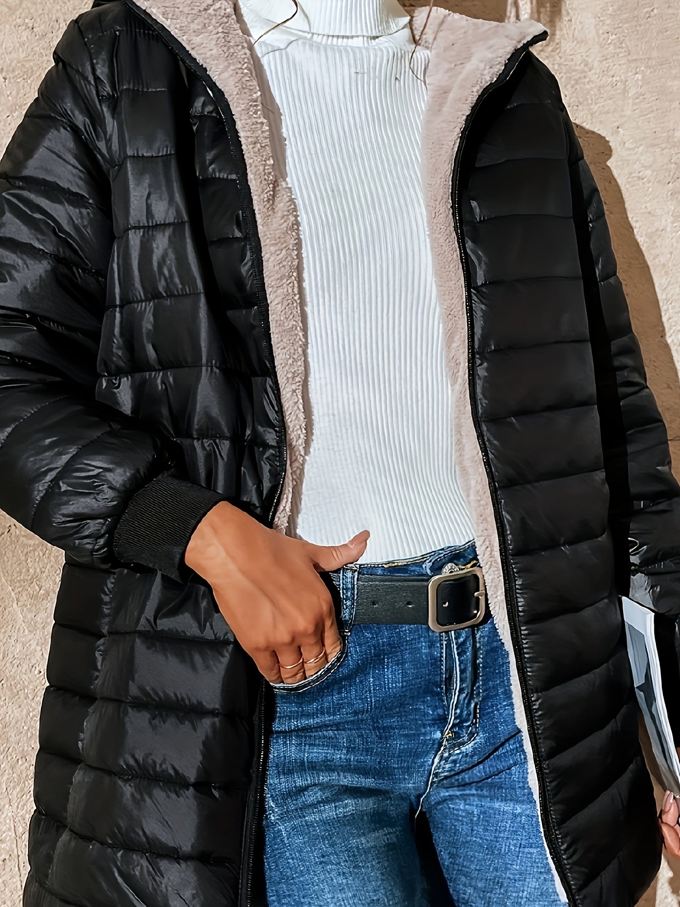 Enrica | Palton lung casual