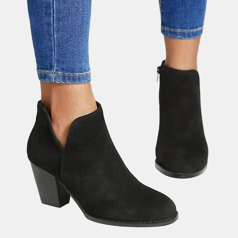 Hailey | Botine cu toc bloc