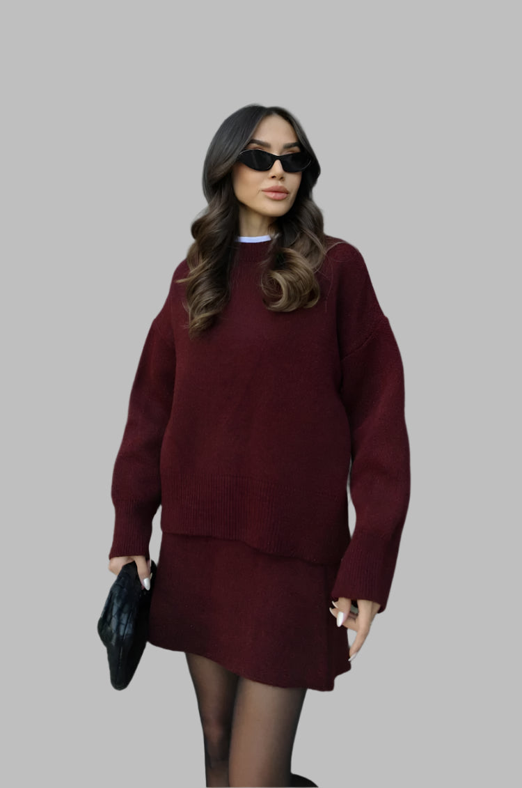 Marina™ - Set Elegant din Lână Fină