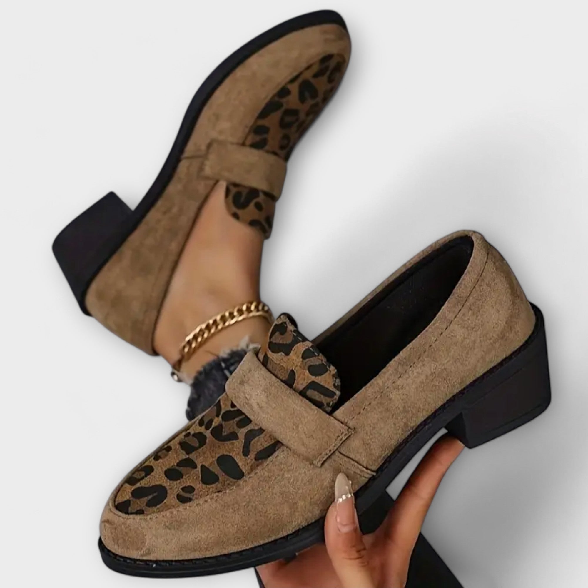 Karla | Pantofi Eleganți pentru Femei cu Model Leopard