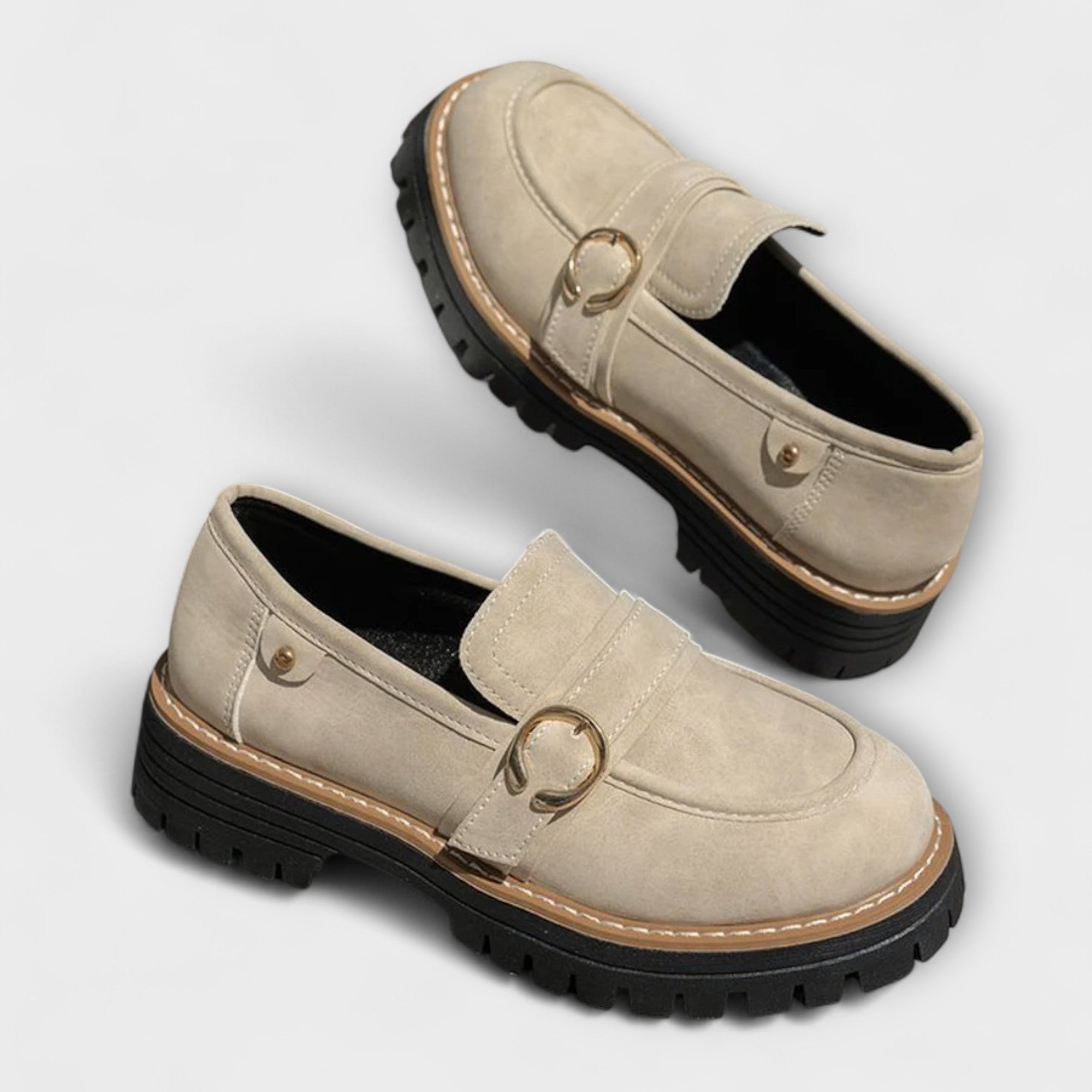 Lora – Mocasini Casual cu Vârf Rotund