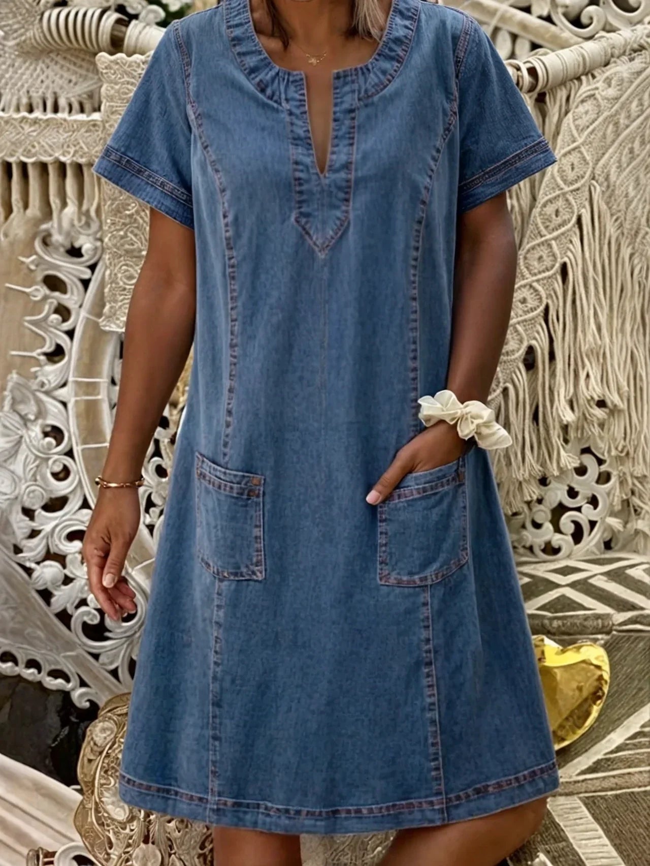 Sofia | Rochie din denim pentru fiecare zi