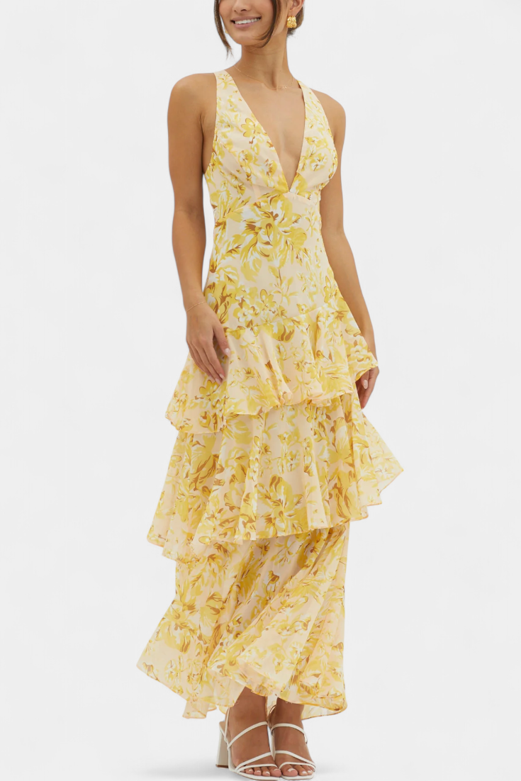Domenica | Rochie Elegantă cu Volane
