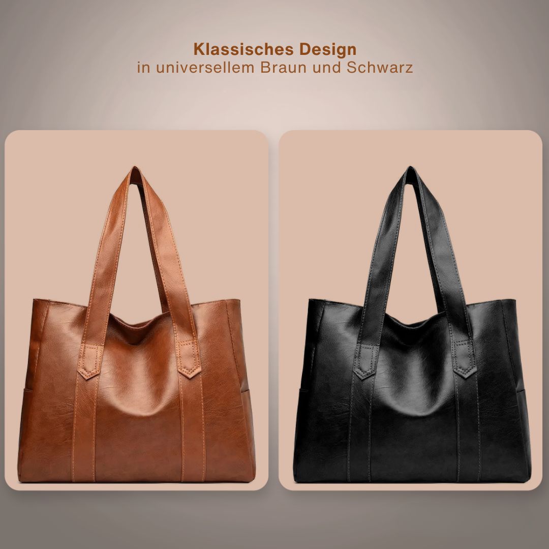 Klara - Geantă crossbody din piele clasică