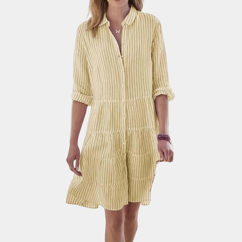 Claire™ | Rochie de vară în dungi