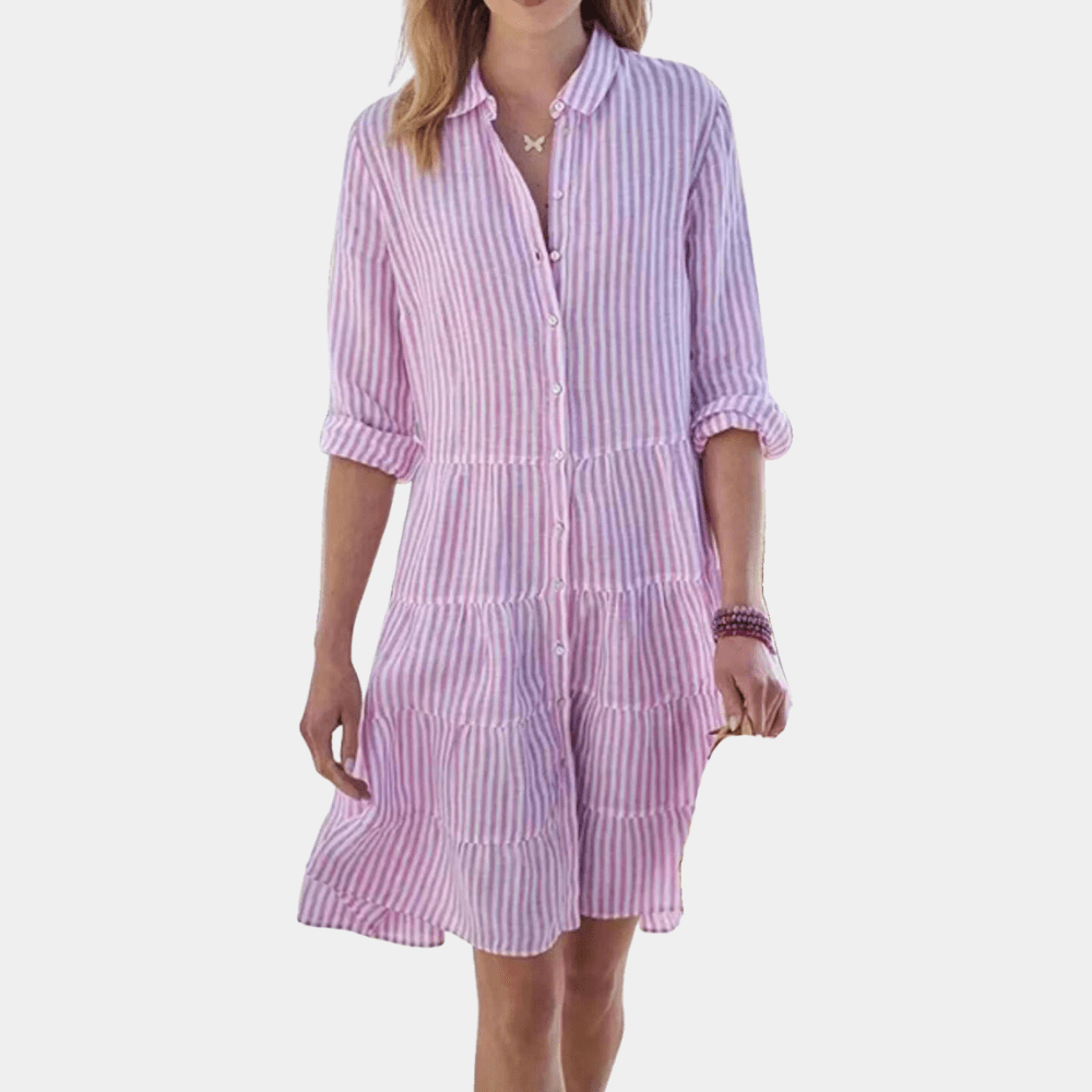 Claire™ | Rochie de vară în dungi