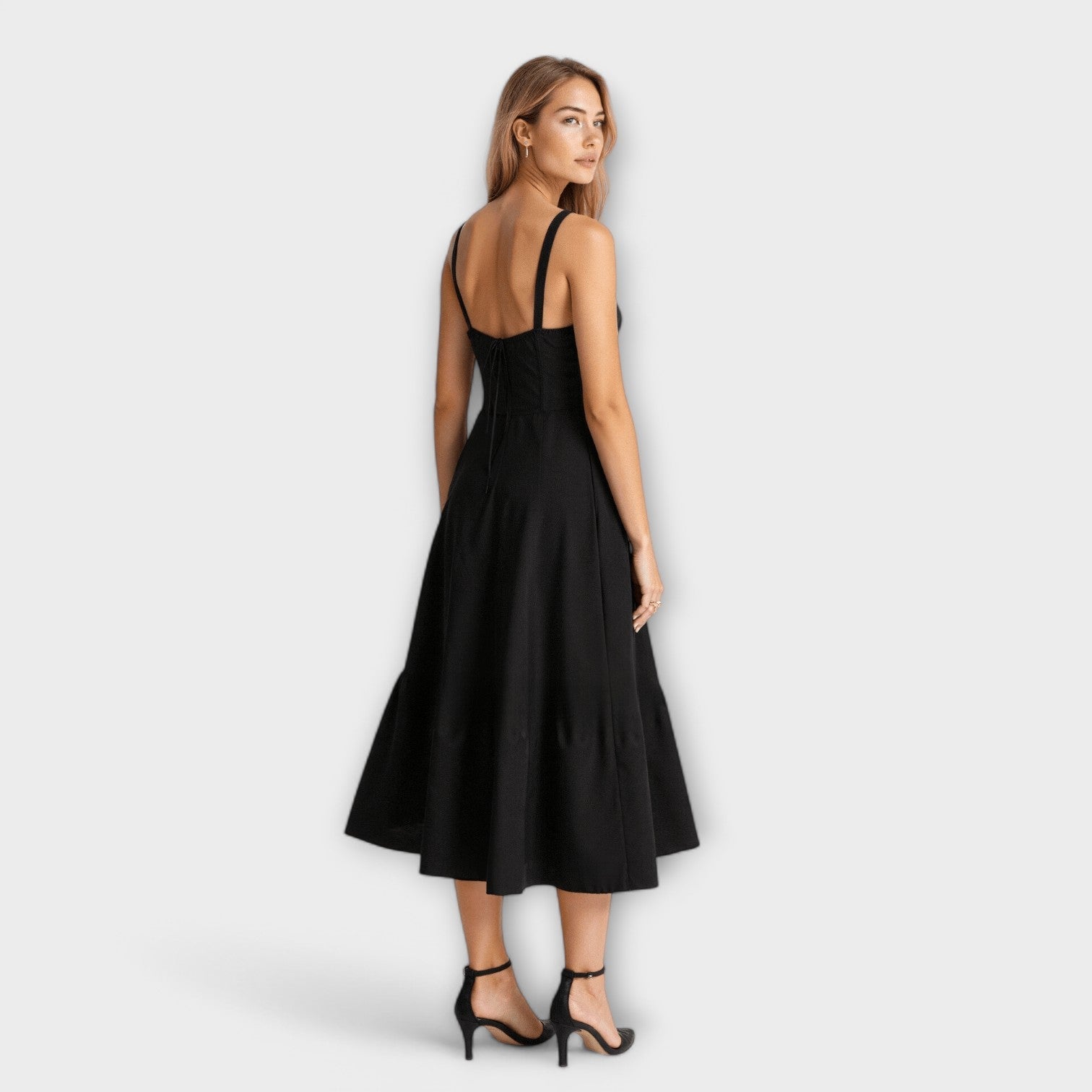 Kiana - Rochie Midi cu Corset