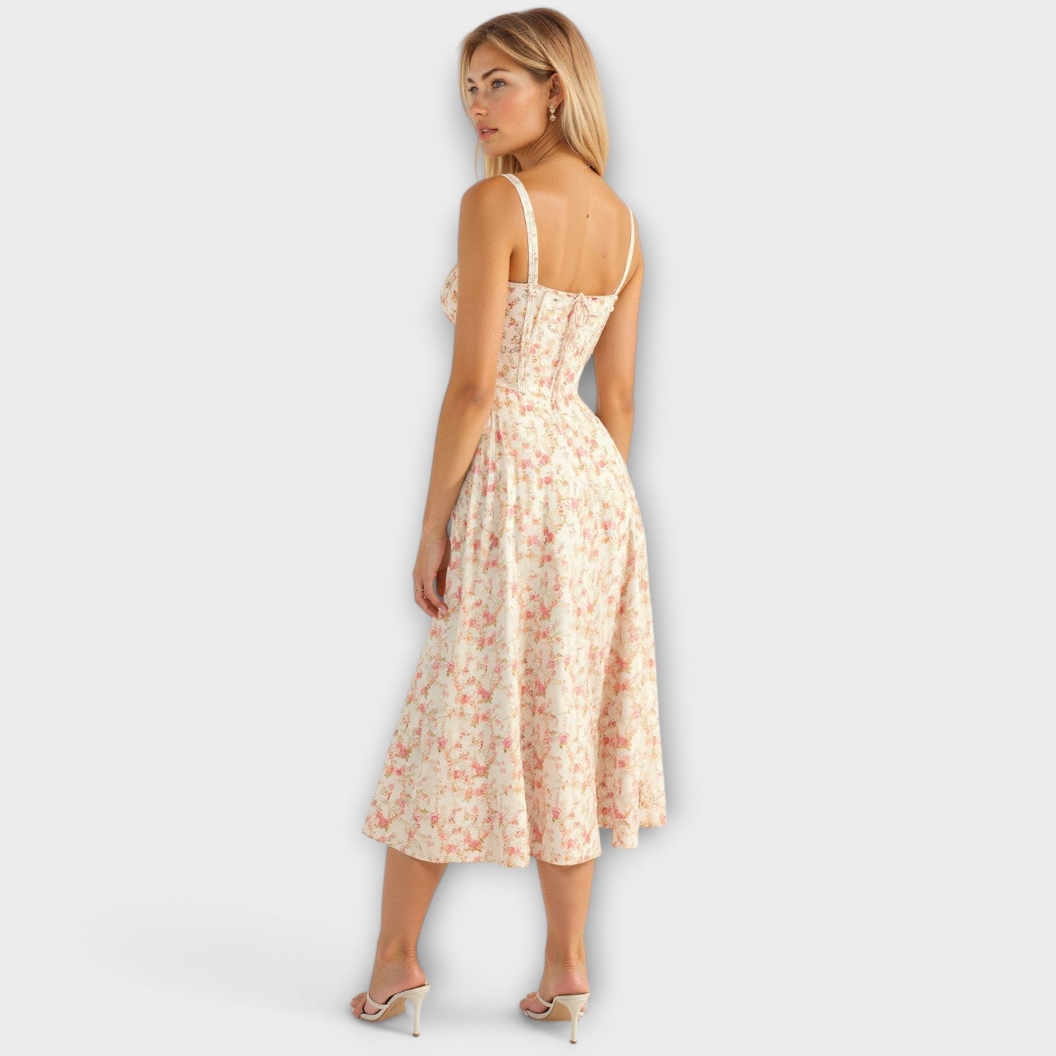 Kiana - Rochie Midi cu Corset