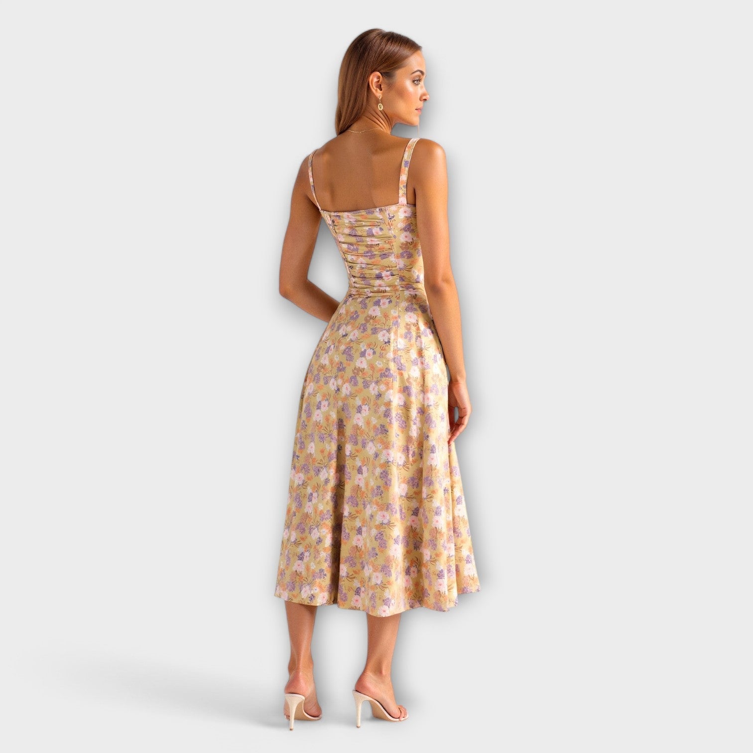 Kiana - Rochie Midi cu Corset