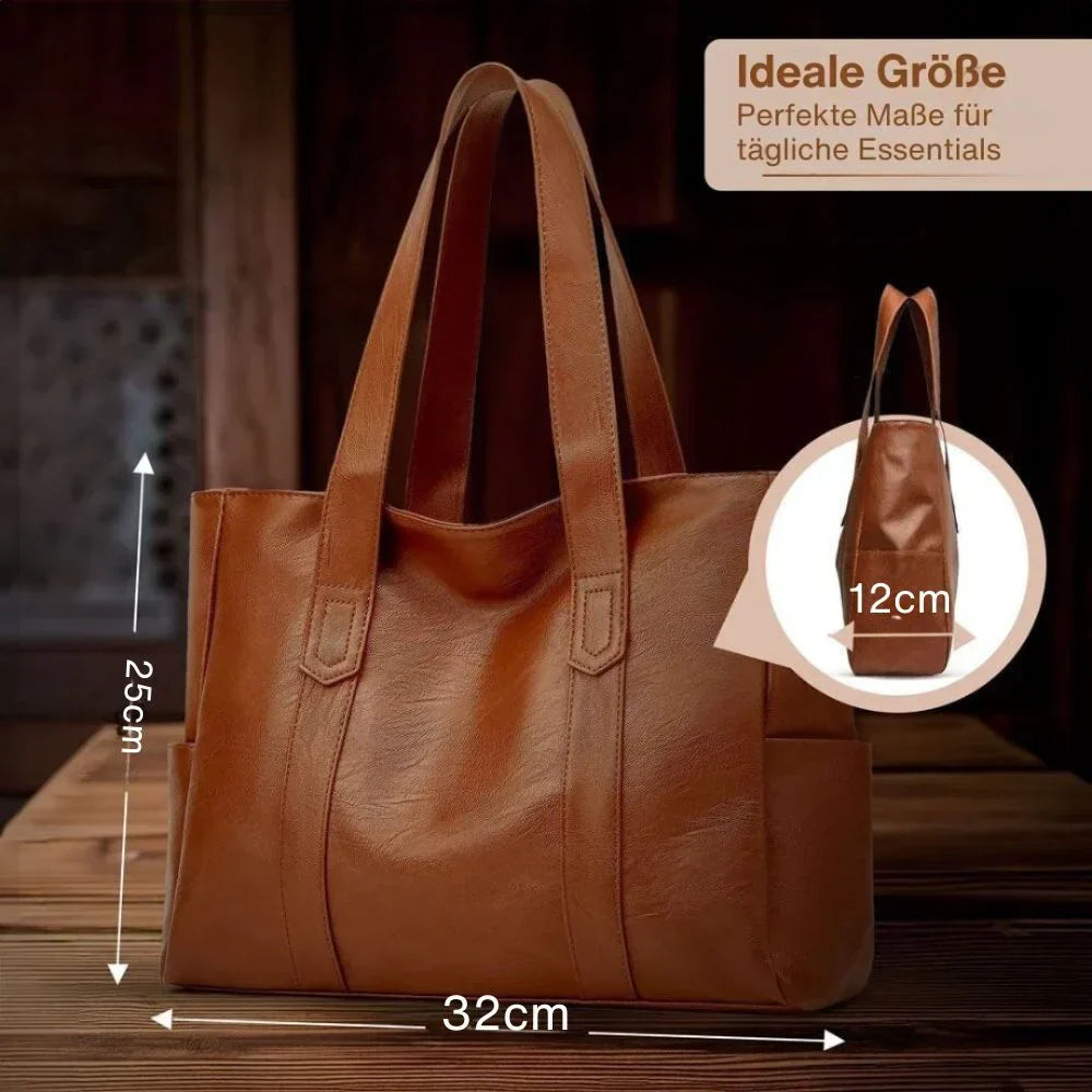 Klara - Geantă crossbody din piele clasică