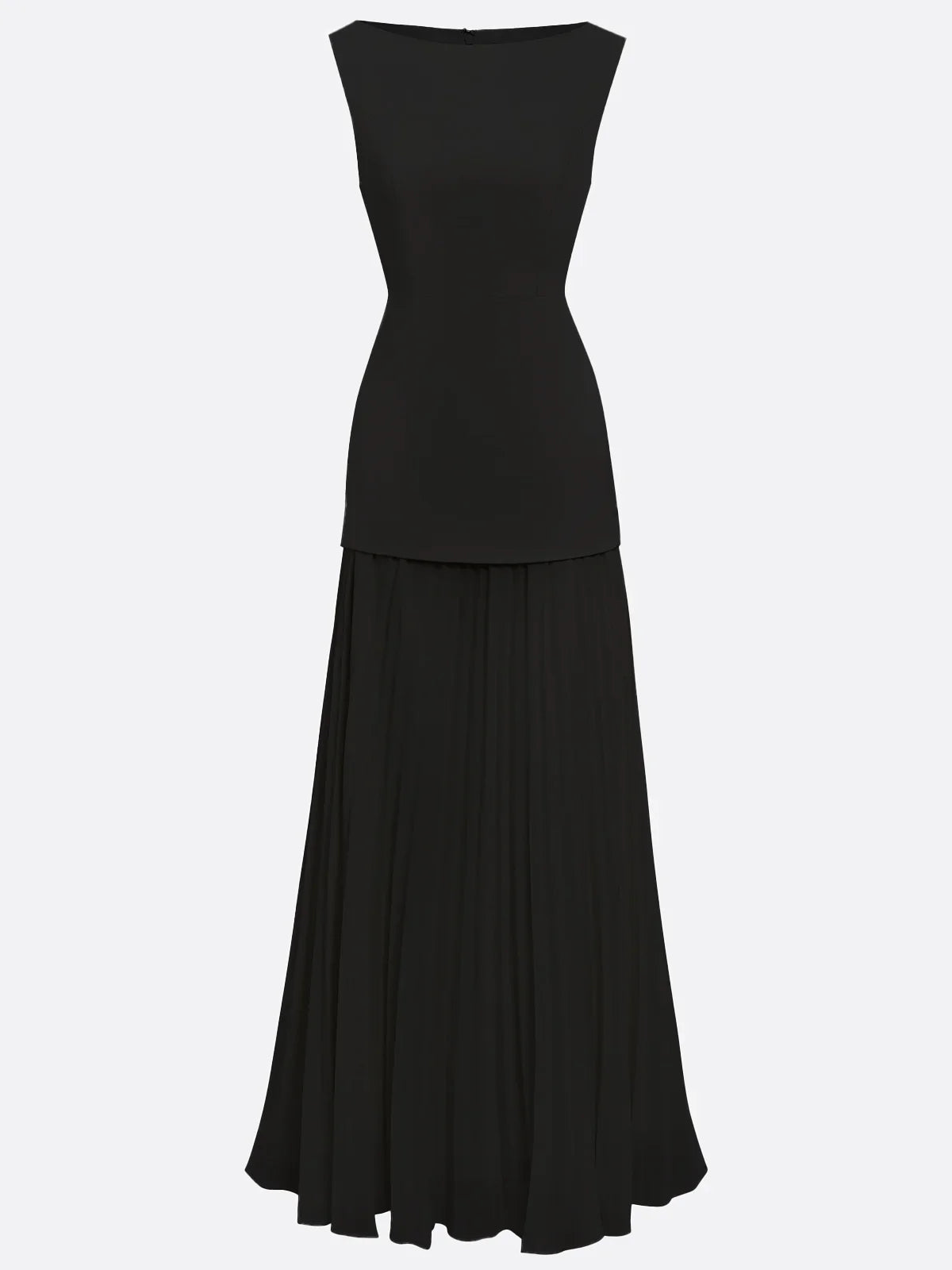 ELVIRA | Rochie lungă plisată de design