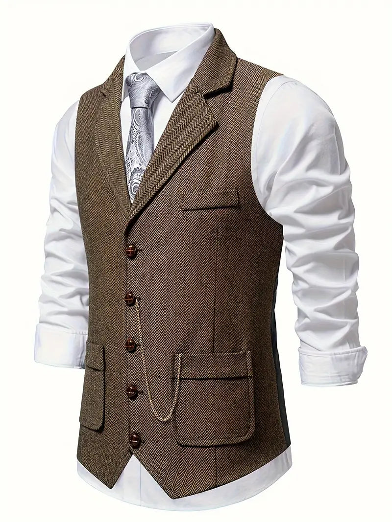 Gradasso™ | Vestă Premium din Tweed de Înaltă Calitate