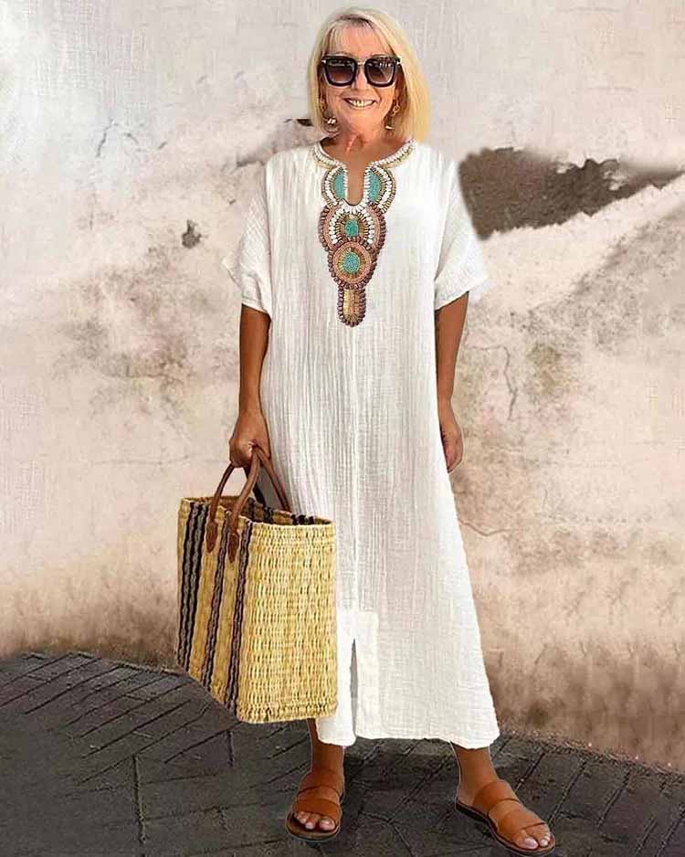 Leilany | Rochie de Frumusețe Brodată
