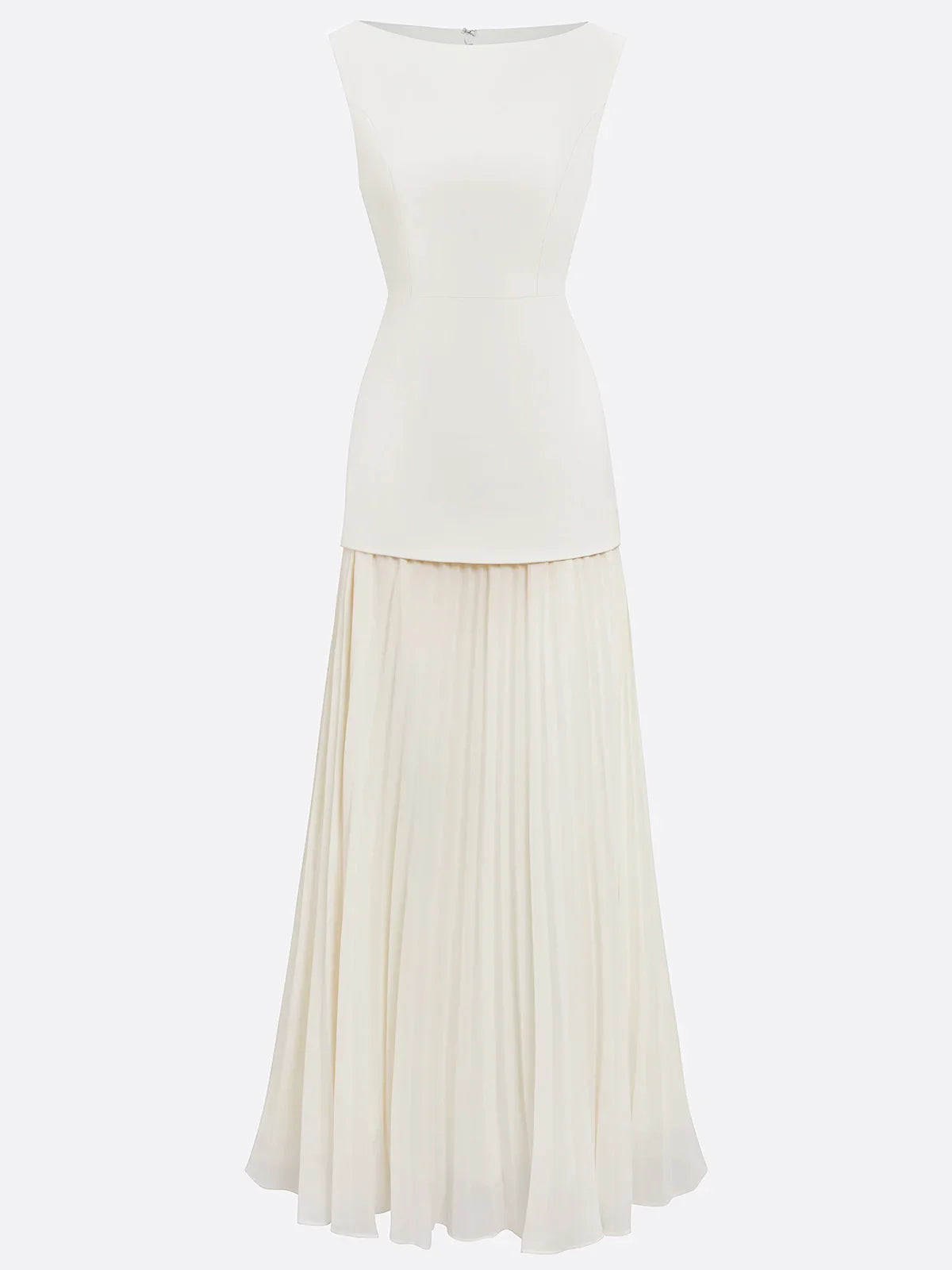 ELVIRA | Rochie lungă plisată de design