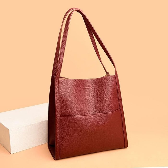Diede™ – Geantă de Umăr Elegantă, Handmade, din Piele