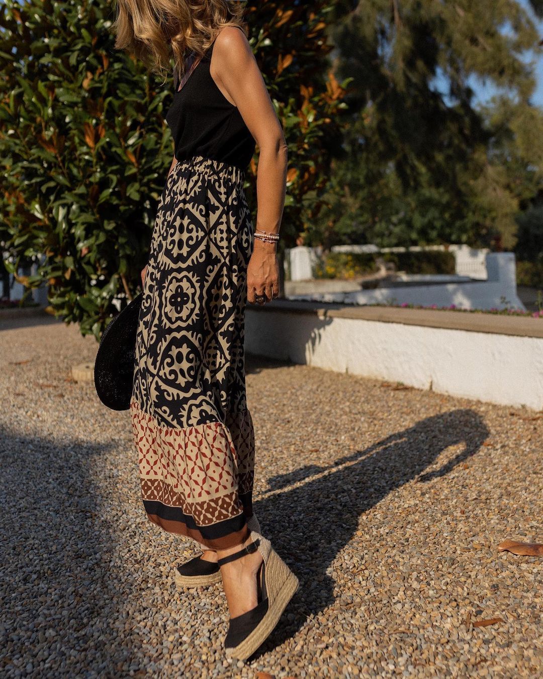 Cassey™ - Fustă în stil boho