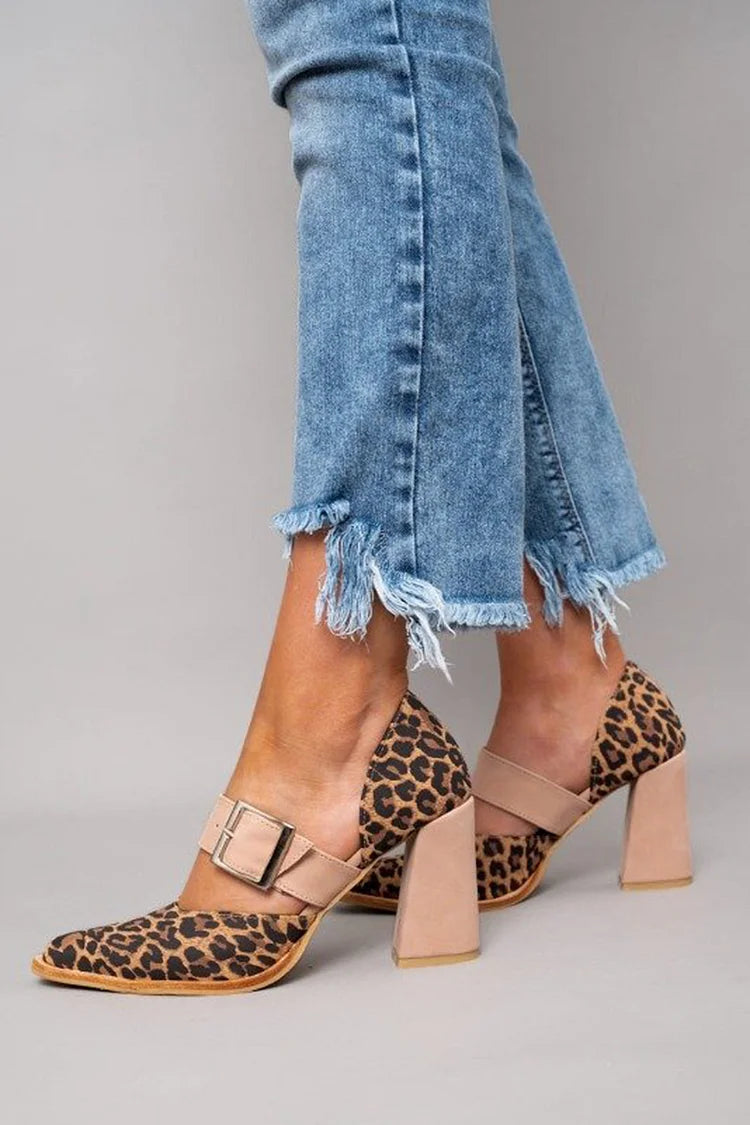 Amalia™ | Leopard Print Heels