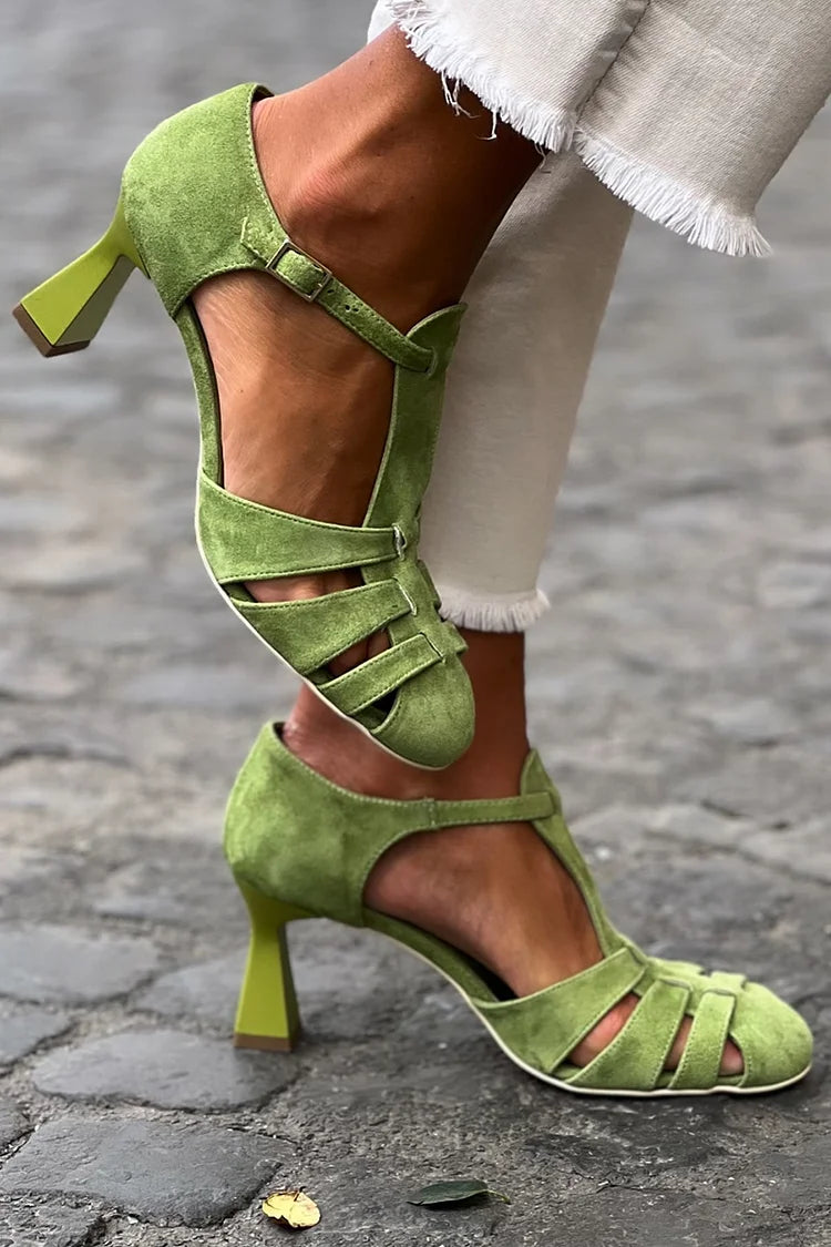 Hélène™ | Pantofi cu Toc în Nuante Pastel