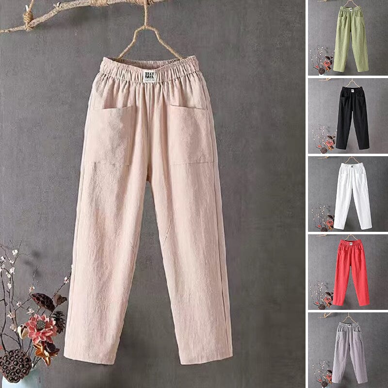 OLIVIA™ - Pantaloni din amestec de in