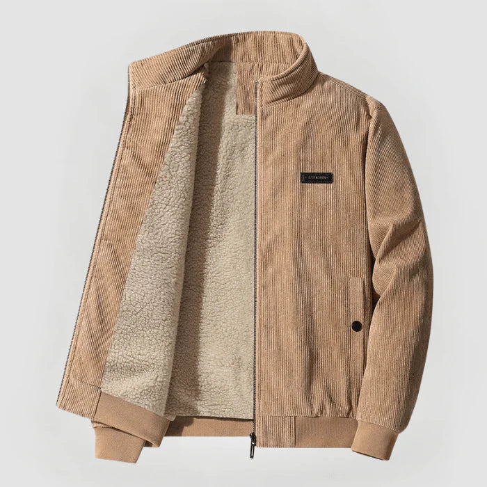 Liam™ | Jachetă din catifea cu căptușeală din fleece