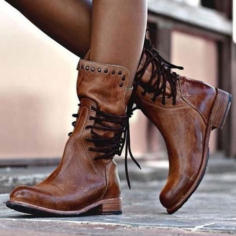 WYNONA | ÎNCĂLȚĂMINTE DIN PIELE VINTAGE RUSTICĂ
