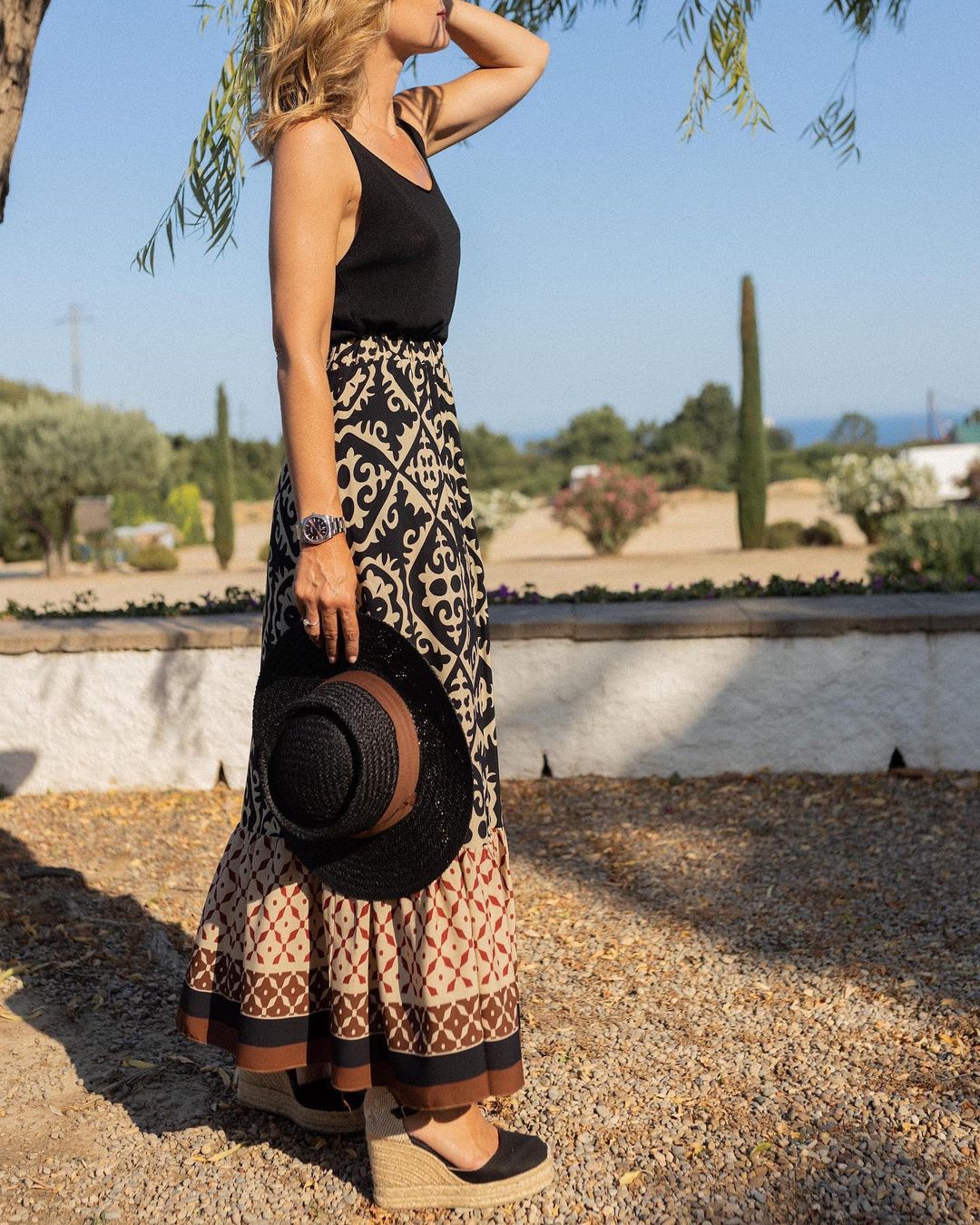 Cassey™ - Fustă în stil boho