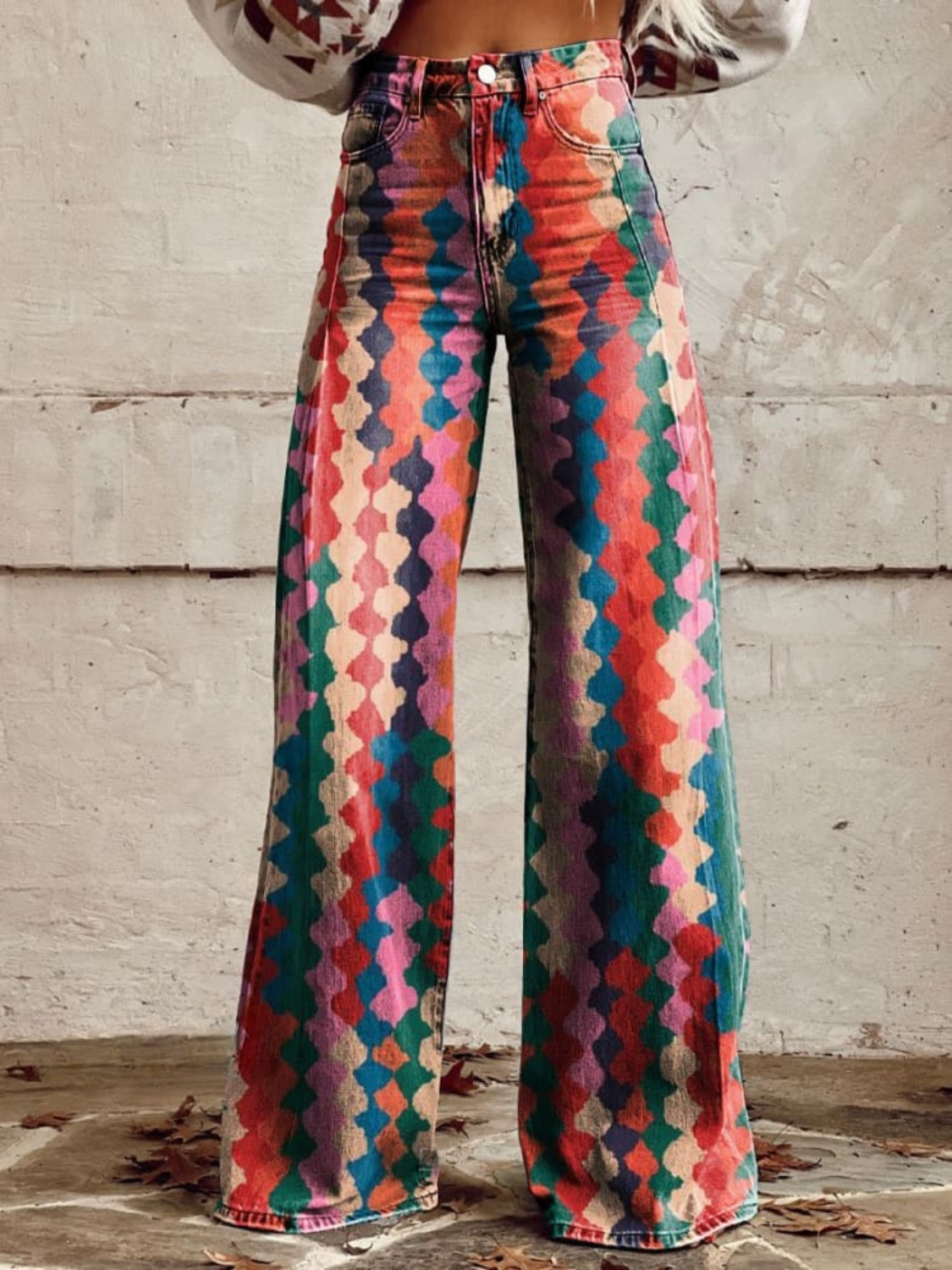Amélie - Pantaloni Boho de Primăvară
