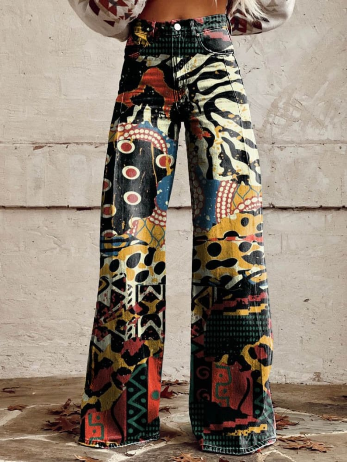 Élodie - Pantaloni Eleganți și Artistici