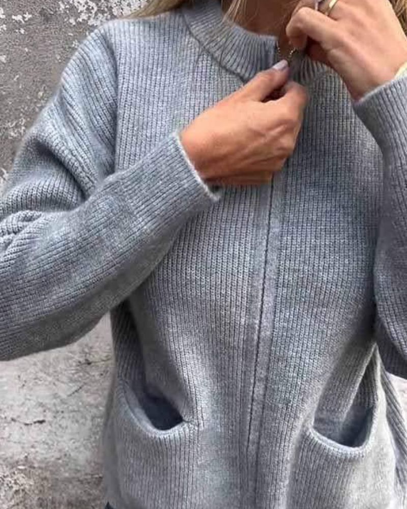 ZOYA | Cardigan de Toamnă cu Zip