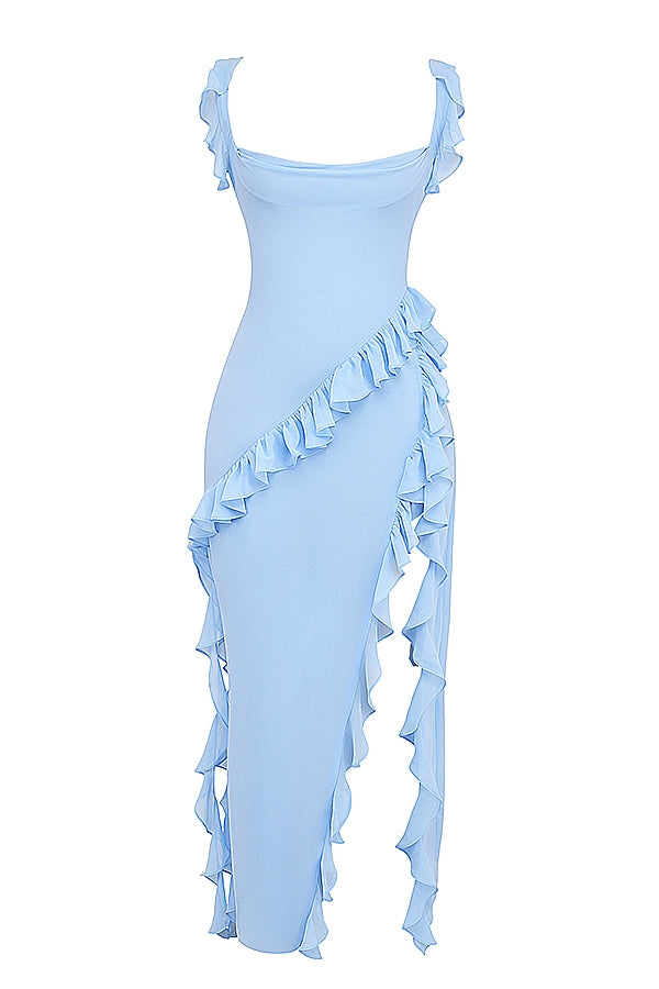 DALILA | ROCHIE LUNGĂ CU VOLANE