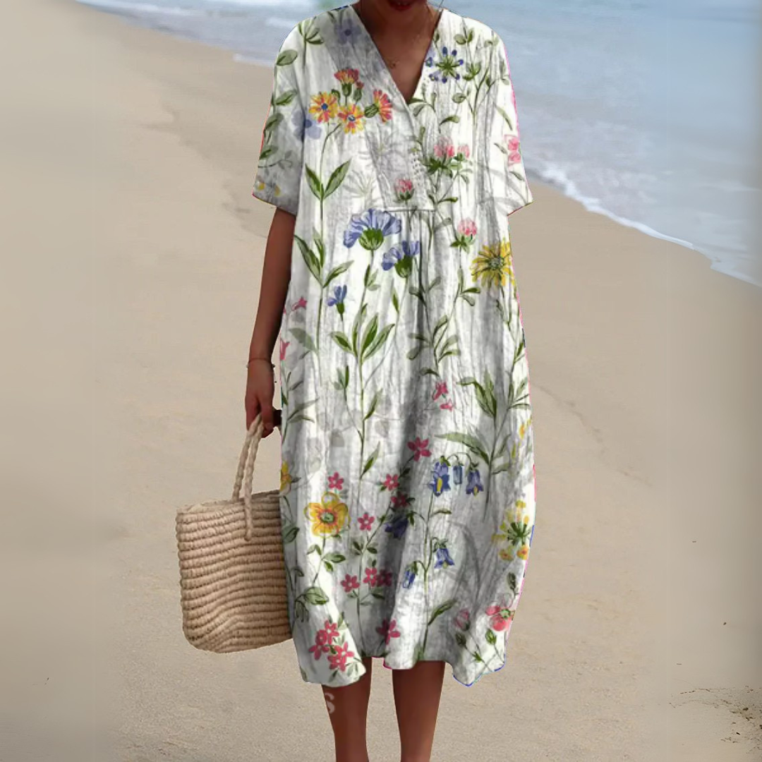 Audrey - Rochie Florală Elegantă