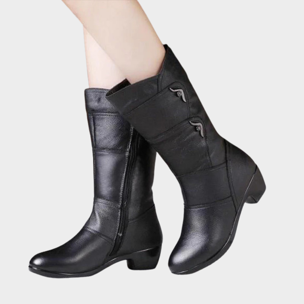 Rylee | Botine cu fermoar