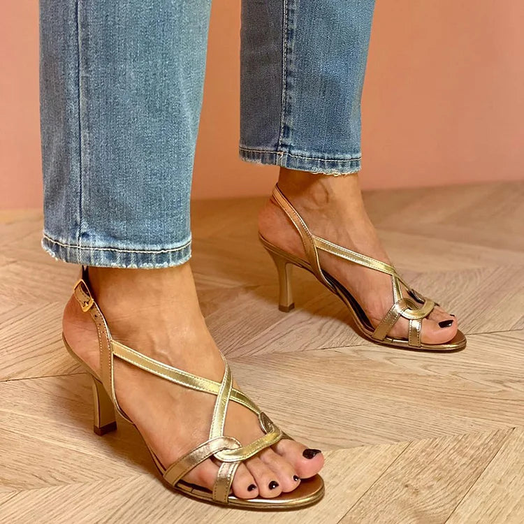 Clémence™ | Pantofi Eleganți cu Toc pentru Evenimente de Seară