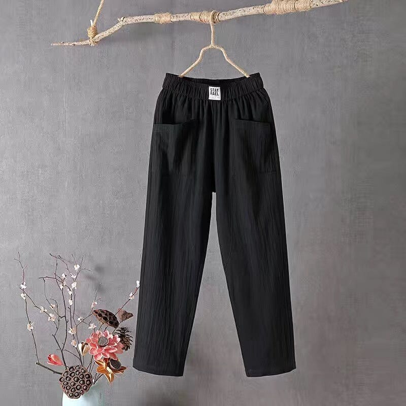 OLIVIA™ - Pantaloni din amestec de in