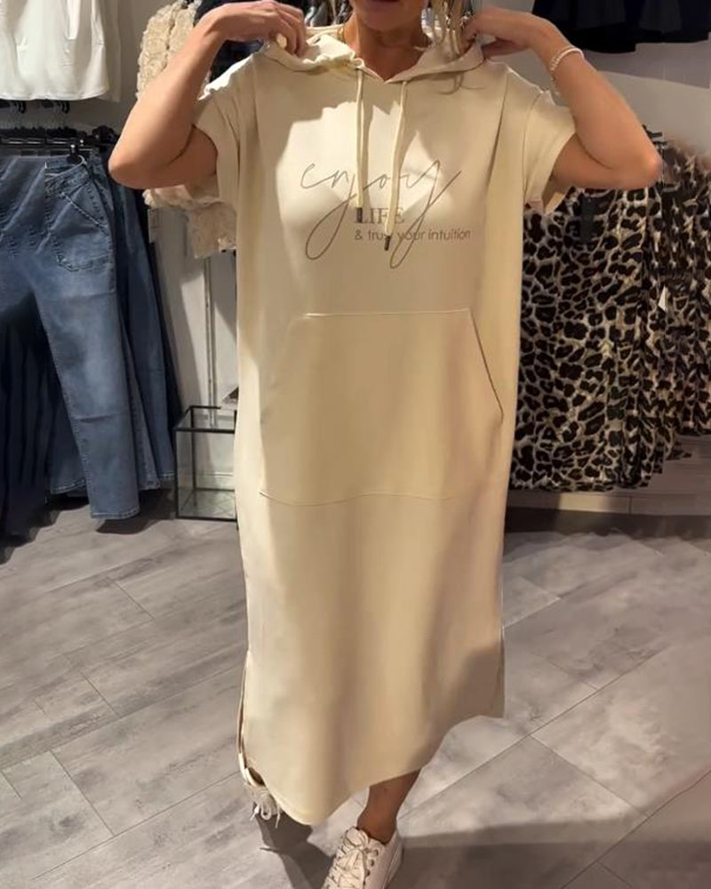Saskia™ | Rochie Zilnică cu Glugă