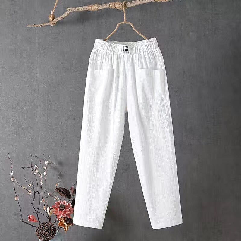 OLIVIA™ - Pantaloni din amestec de in
