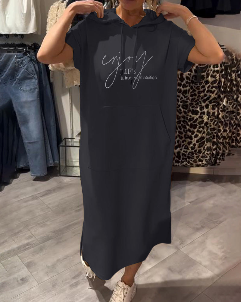Saskia™ | Rochie Zilnică cu Glugă
