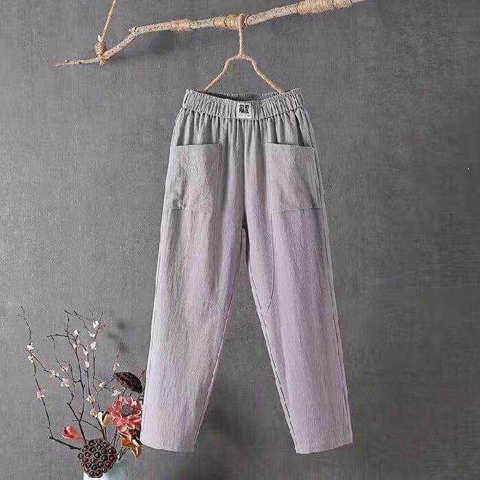 OLIVIA™ - Pantaloni din amestec de in