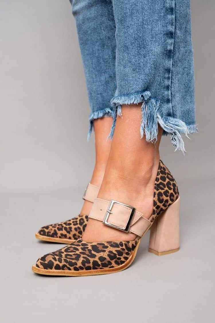 Amalia™ | Leopard Print Heels