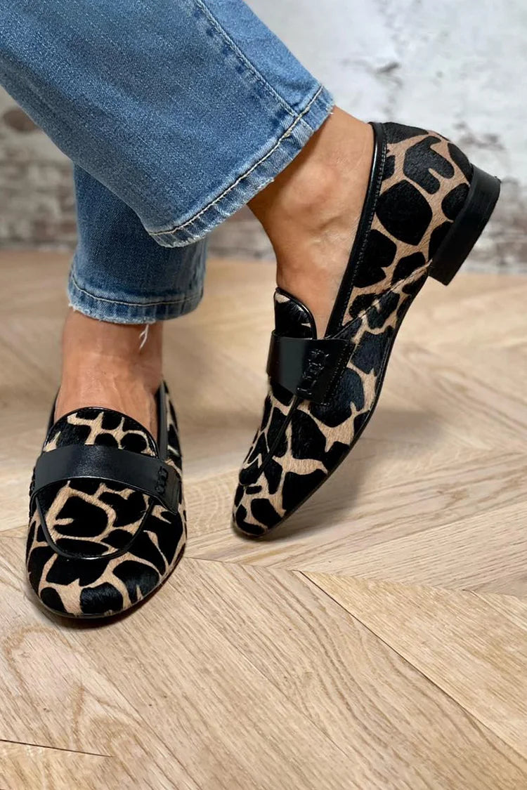Sofia™ | Leopard Print Moccasins