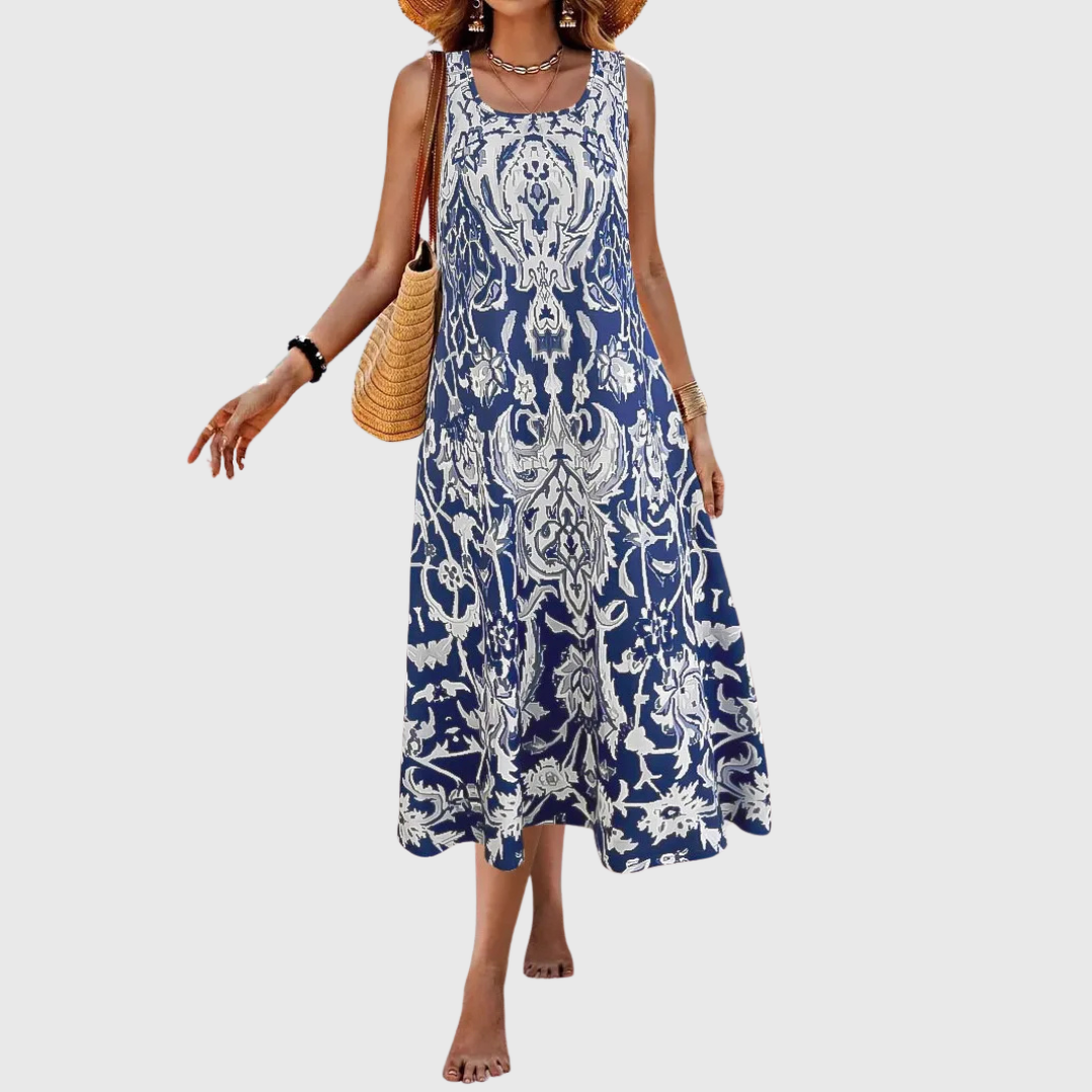 Sofia – Rochie de Vară cu Motiv Boho Elegant