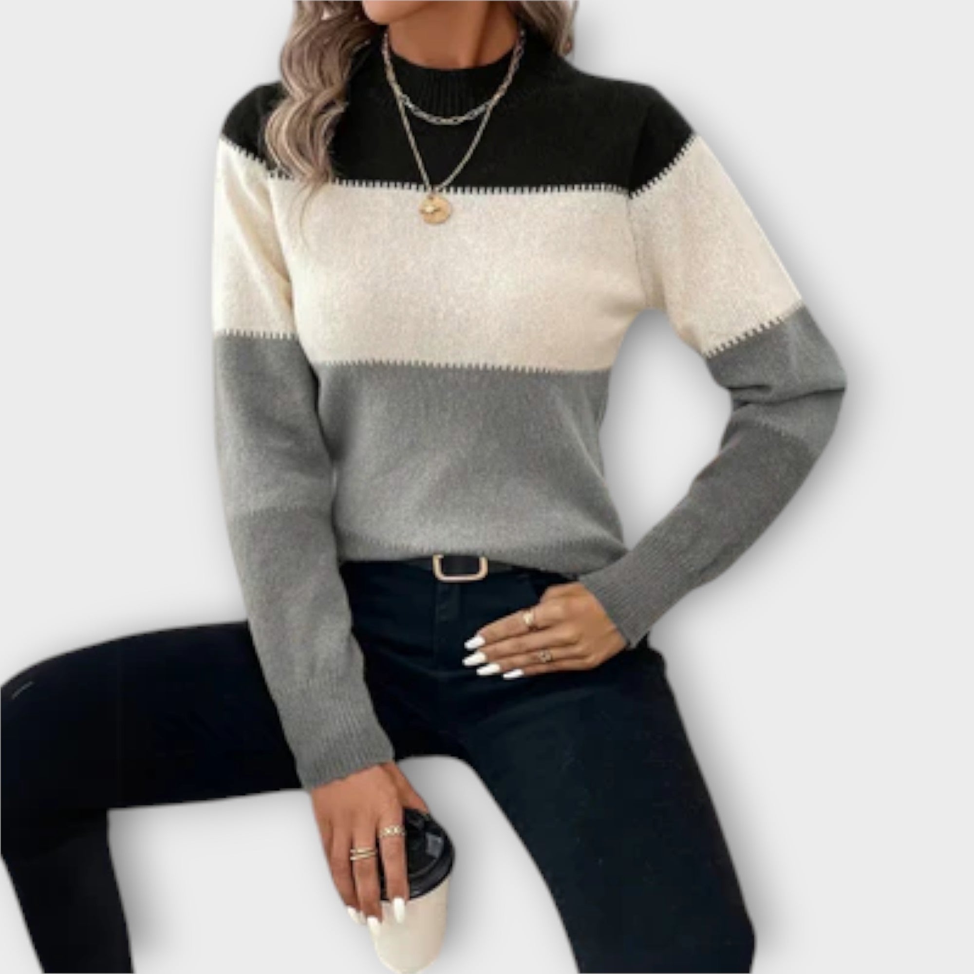 Elina - Pulover Casual & Elegant