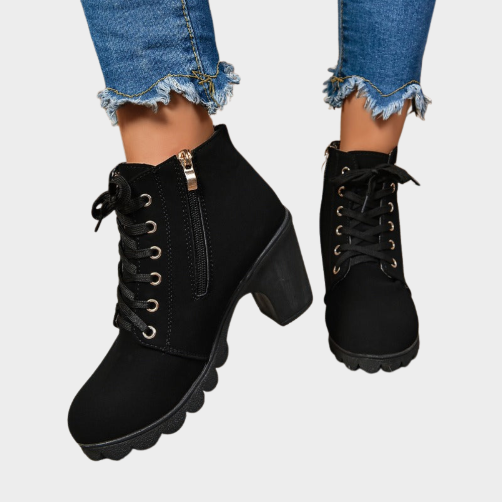 Kenna | Botine cu toc bloc