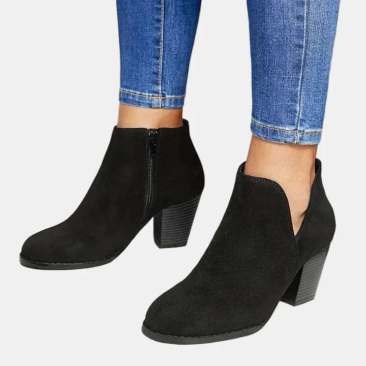 Hailey | Botine cu toc bloc