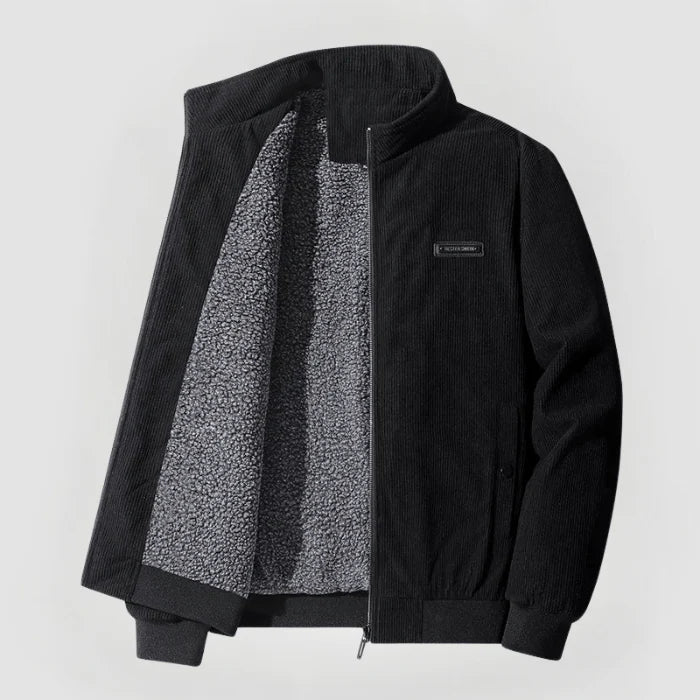 Liam™ | Jachetă din catifea cu căptușeală din fleece