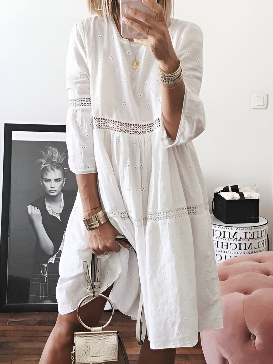 Giulia™ | Rochie Boho Vintage cu Dantelă