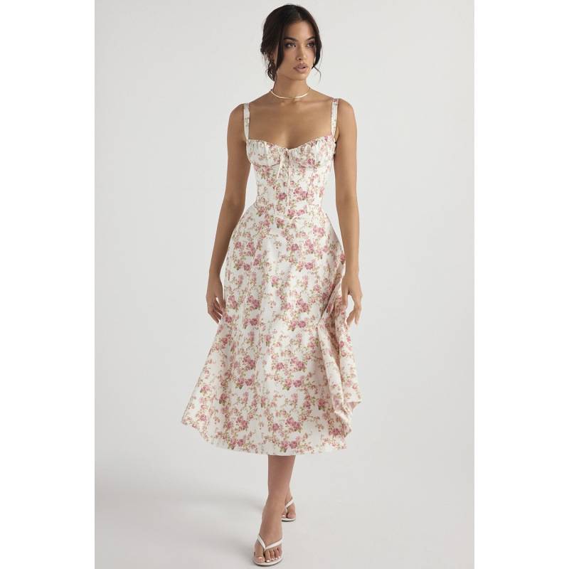 Kiana - Rochie Midi cu Corset